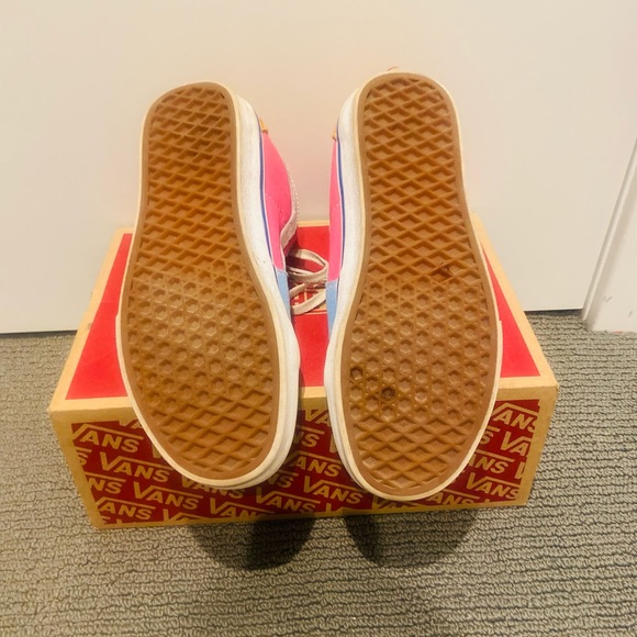 Multi Color Vans women’s 8.5 - Picture 2 of 4